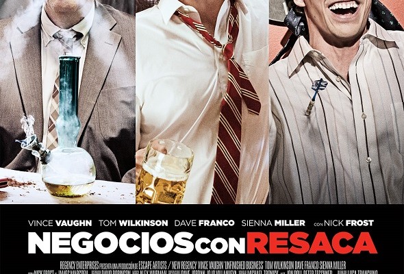 Negocios con resaca. Póster en español de la película