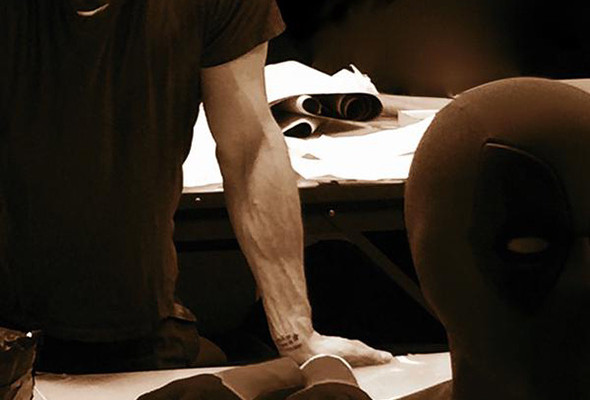 Una imagen de Ryan Reynolds, con la máscara de Masacre