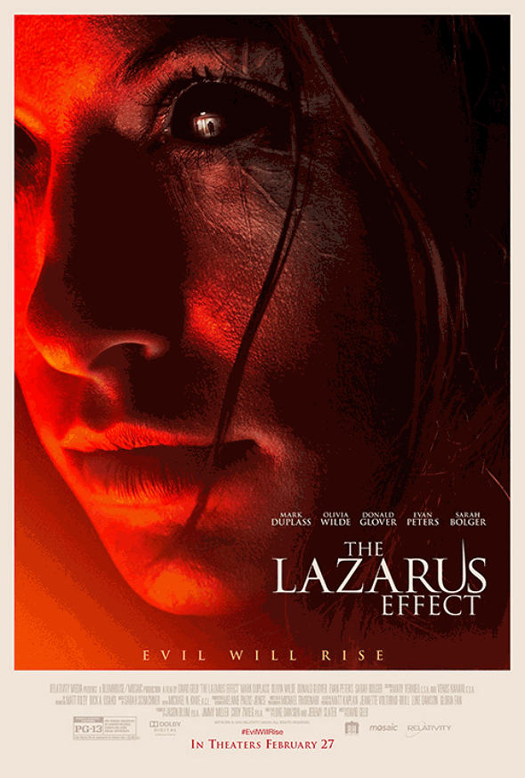 Póster de la película 'The Lazarus Effect'
