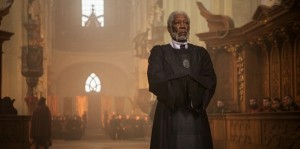 Morgan Freeman es otro de los reclamos del film