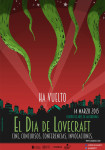 Póster de las jornadas para 'El día de Lovecraft'.
