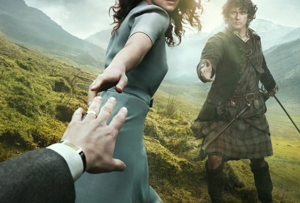 Imagen del póster promocional de la serie 'Outlander'