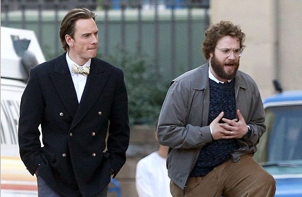 Michael Fassbender y Seth Rogen