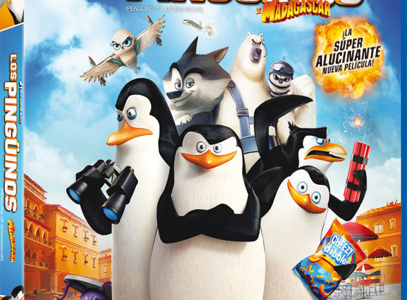 Blu-ray 'Los pingüinos de Madagascar'