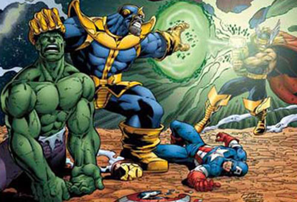 Thanos contra los Vengadores