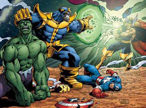 Thanos contra los Vengadores