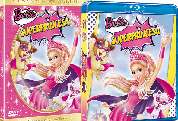 Carátulas DVD y Bluray 'Barbie Superprincesa'