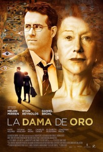 Póster español de 'La dama de oro'