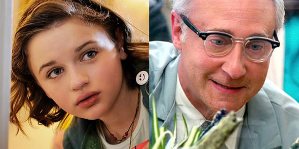 Los actores Joey King y Brent Spiner