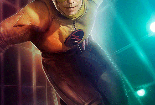 Póster de Reverse Flash, enemigo de Flash