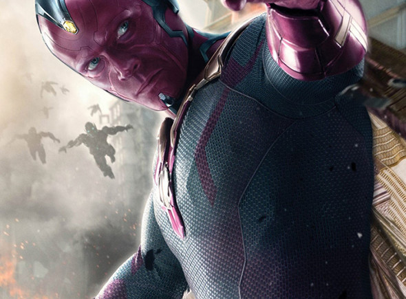 Póster de Visión en Vengadores: la era de Ultrón