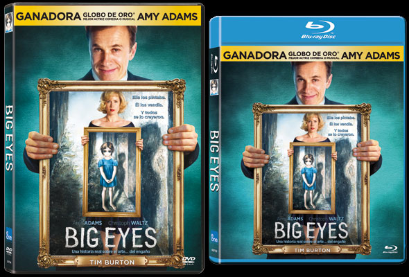 Carátulas DVD y BD 'Big eyes'