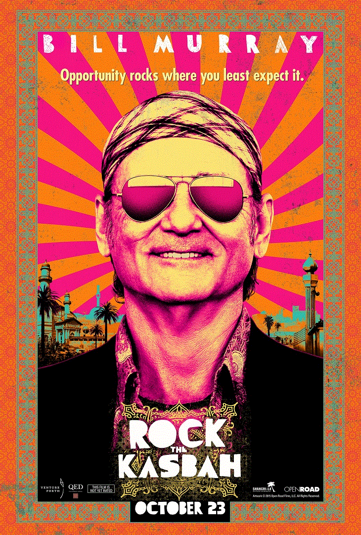 Póster de 'Rock the Kasbah' con Bill Murray