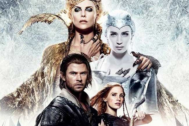 el cazador y la reina de hielo destacada