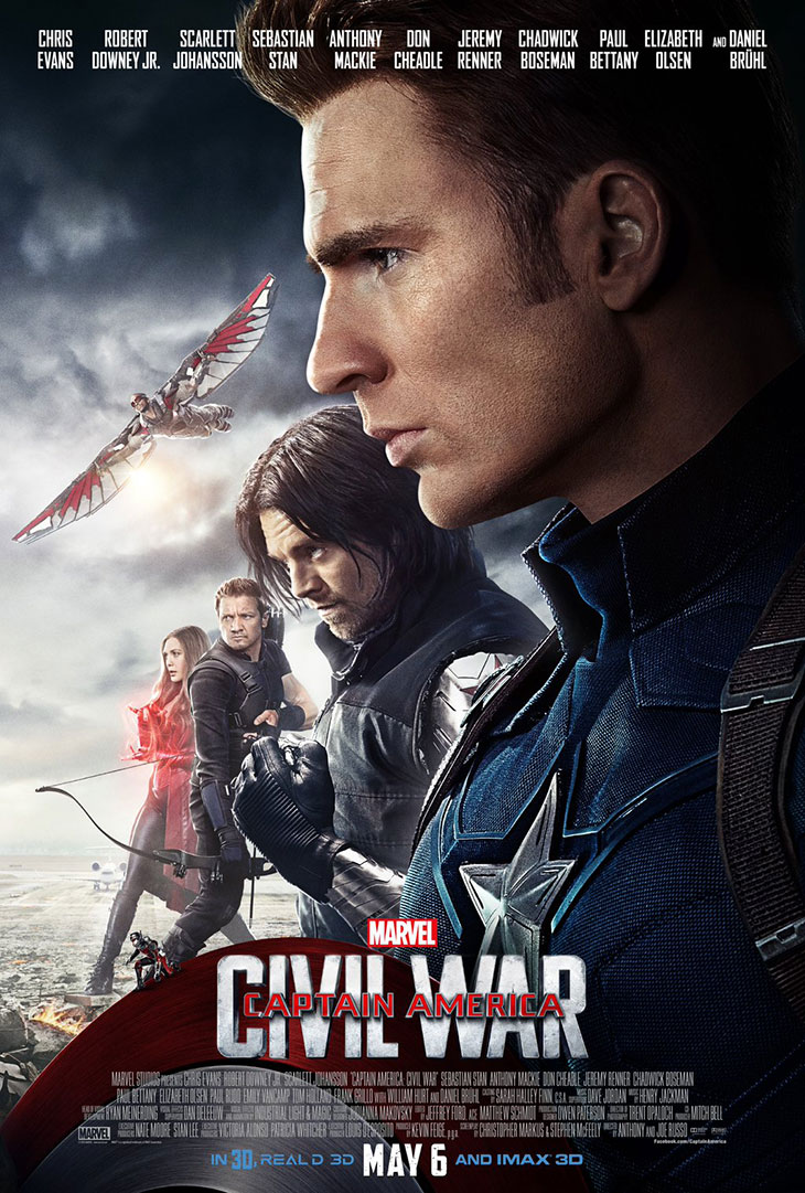 El Team Cap en el nuevo póster de Capitán América: Civil War