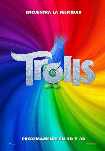 Póster en español de Trolls
