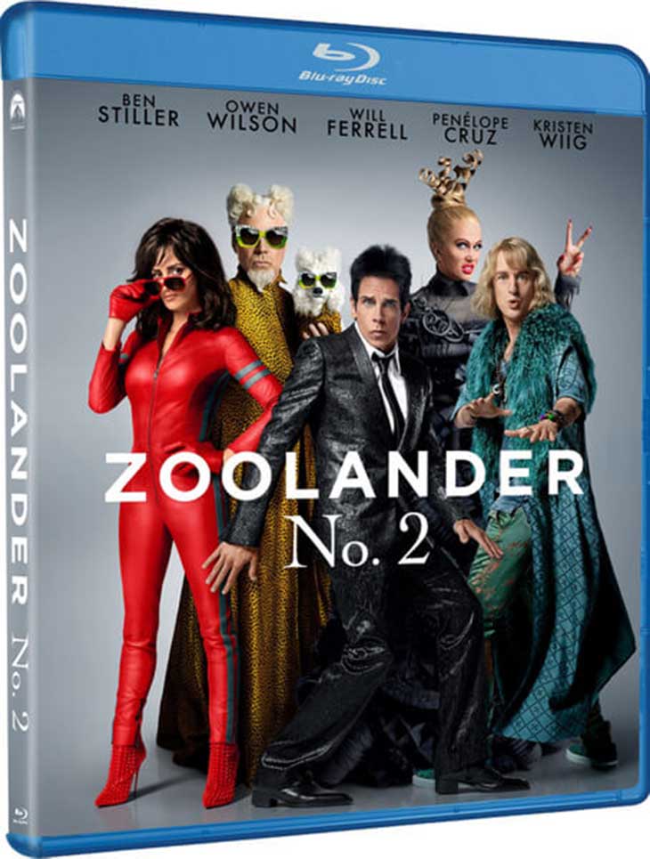 Blu-ray de Zoolander No.2