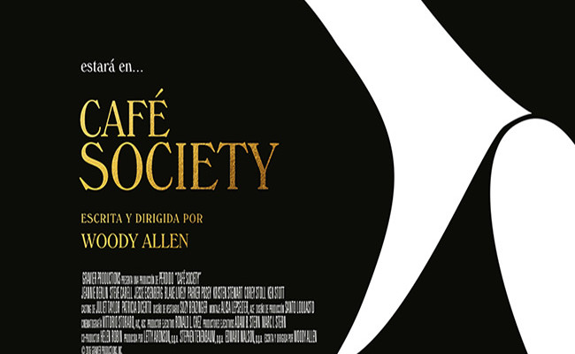cartel en español de Café Society destacada