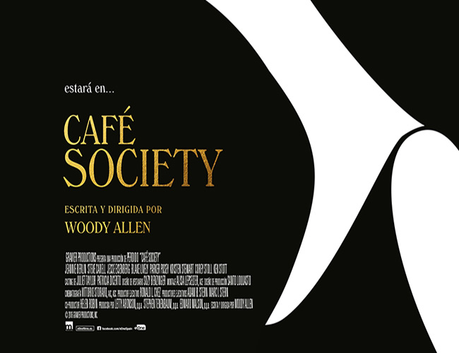 cartel en español de Café Society destacada