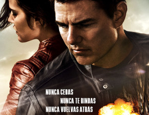 Póster en español de 'Jack Reacher: nunca vuelvas atrás' destacada