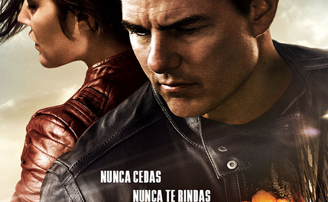 Póster en español de 'Jack Reacher: nunca vuelvas atrás' destacada