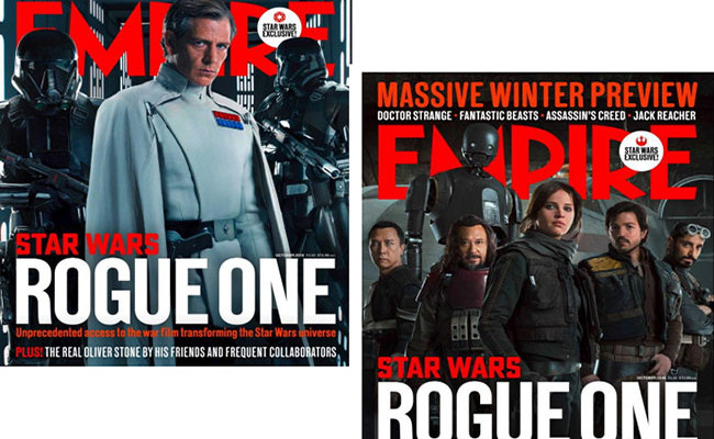 Portadas de Empire de 'Rogue One: una historia de Star Wars' destacada