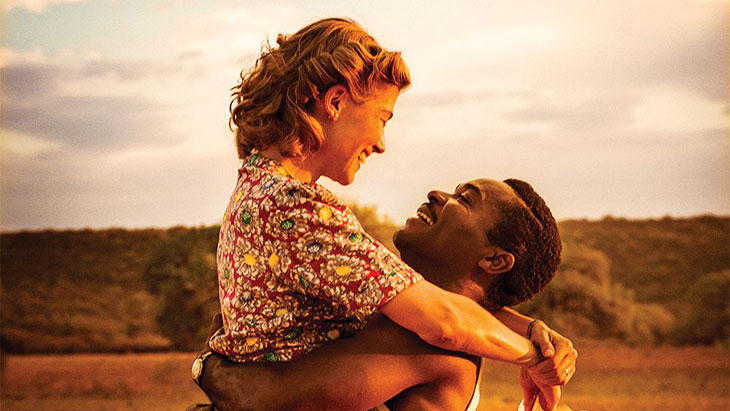 Rosamund Pike y David Oyelowo en A United Kingdom