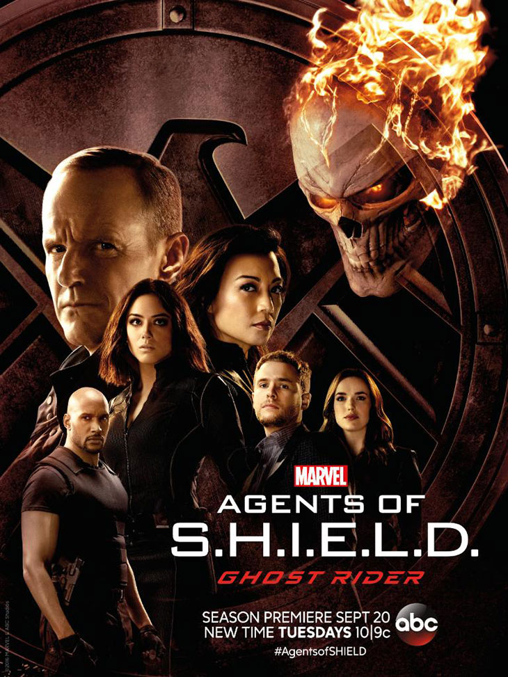 Ghost Rider protagoniza el nuevo póster de 'Agentes de S.H.I.E.L.D.'