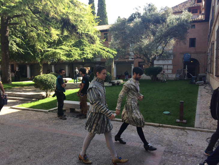 Imagenes exclusivas rodaje serie de TV 'Reinas'