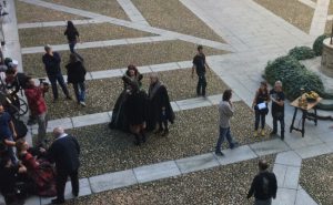 Imagenes exclusivas del rodaje de la serie de TV 'Reinas'