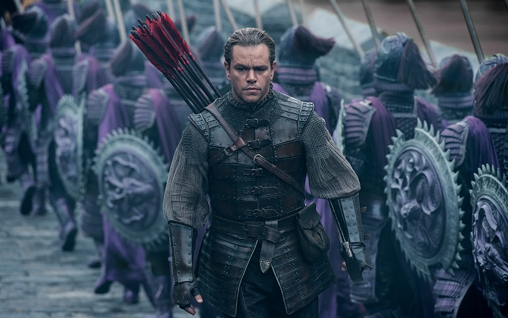 Matt Damon en 'The great wall'