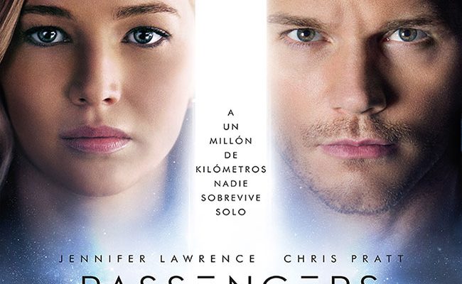Cartel final en español de 'Passengers' destacada