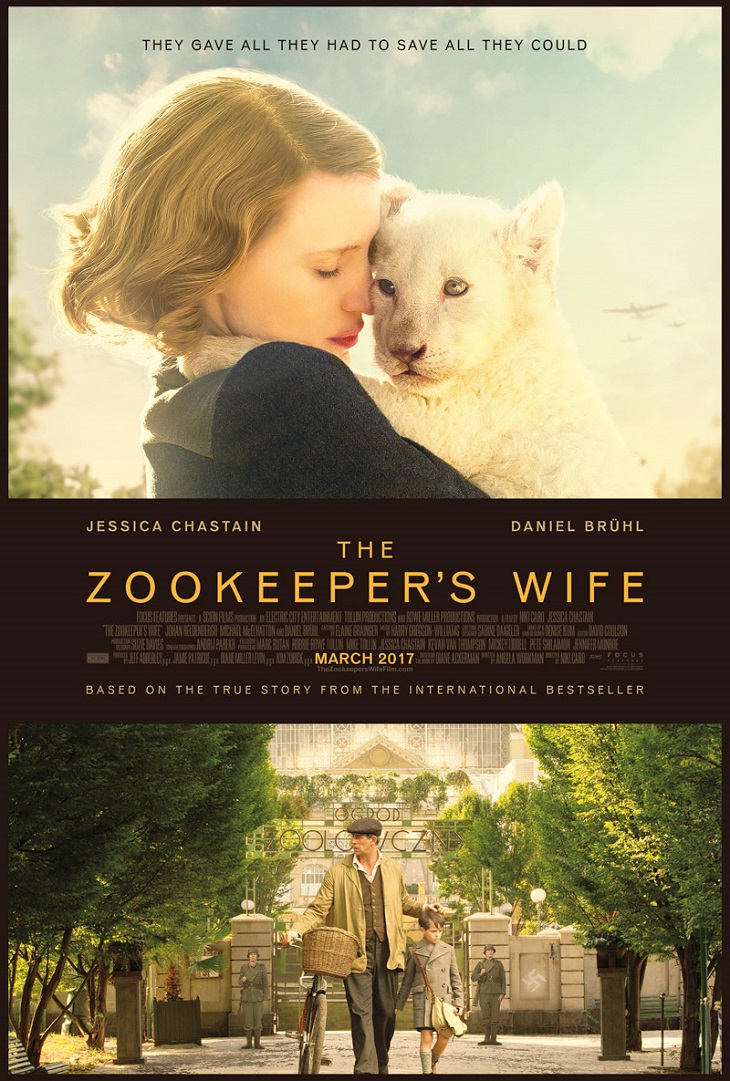 Póster de 'The zookeeper's wife'