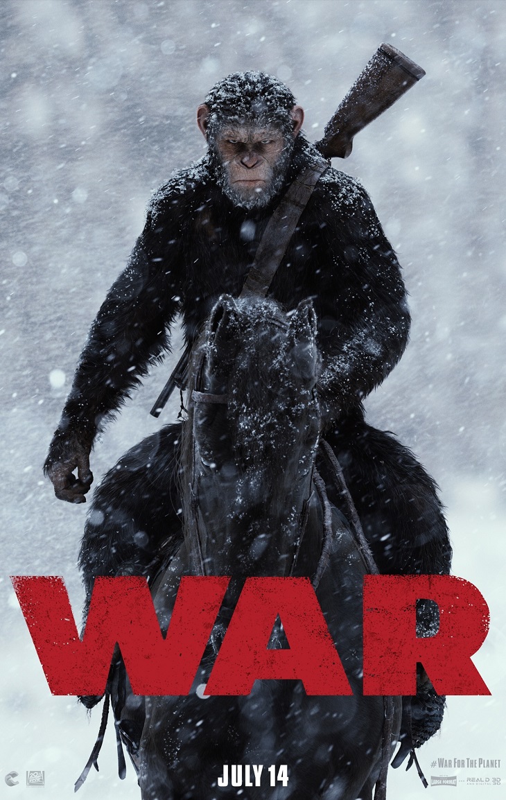 Póster de 'War for the planet of the apes'
