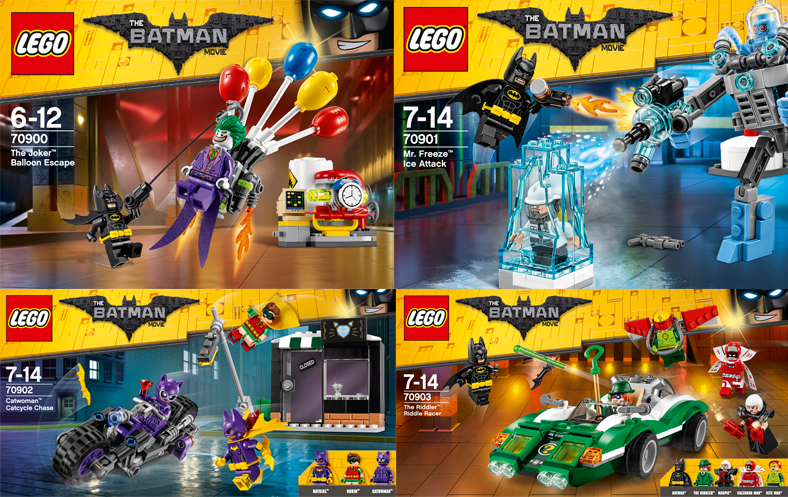 LEGO® lanza 10 sets de construcción que recrean escenas de “LEGO® Batman  movie” con motivo del estreno de la película