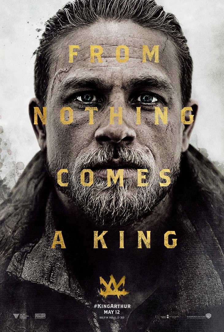 Charlie Hunnam se convierte en rey en 'King Arthur: Legend of the Sword'
