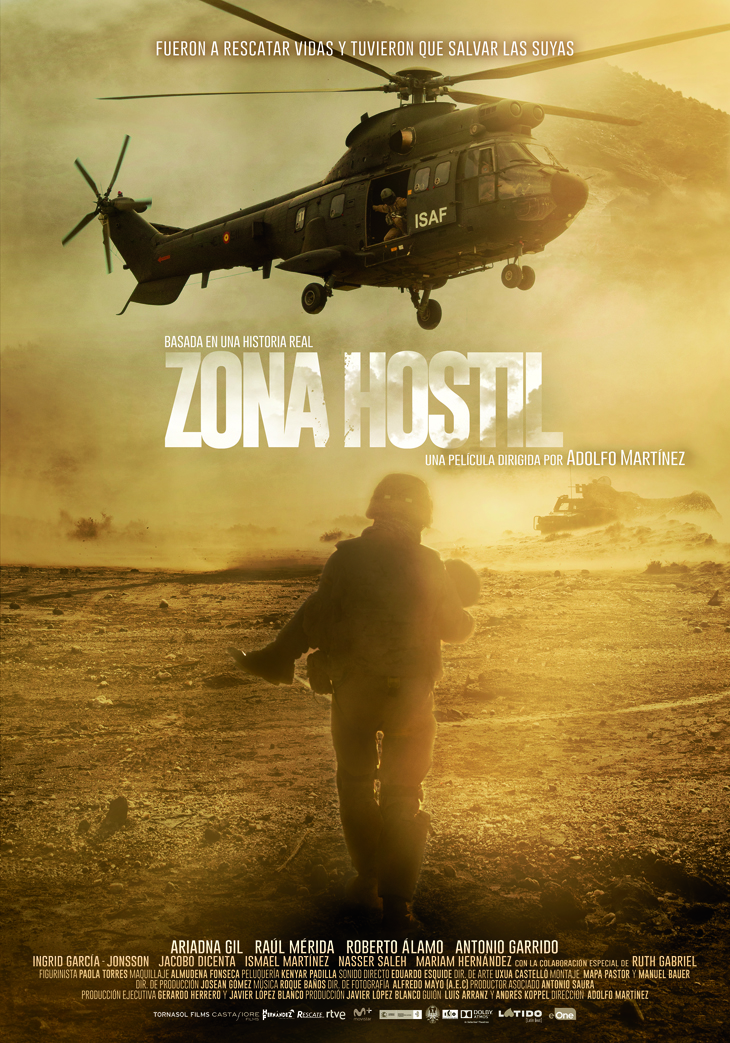 Os traemos el espectacular tráiler de ‘Zona hostil’ un film bélico español basado en hechos reales