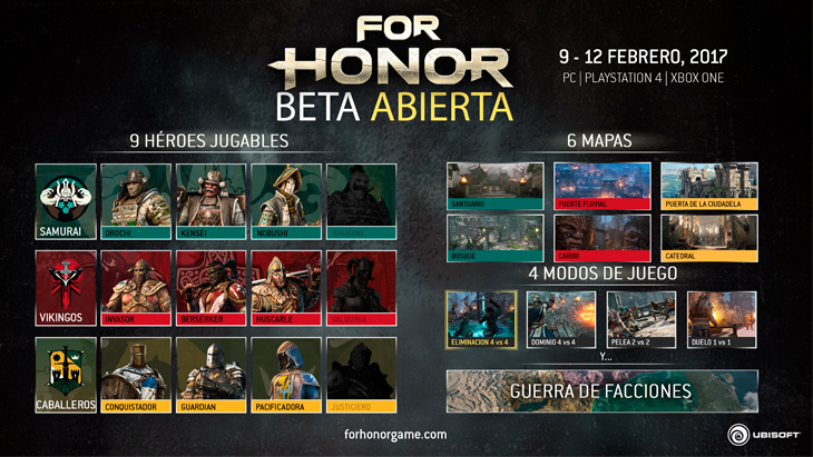 Beta abierta 'For Honor'