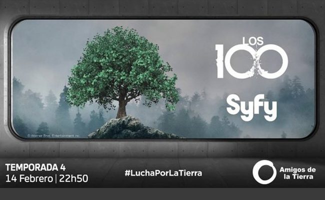 Syfy lucha por la tierra y lanza Una acción en Facebook con motivo del estreno de la cuarta temporada de ‘Los 100’.