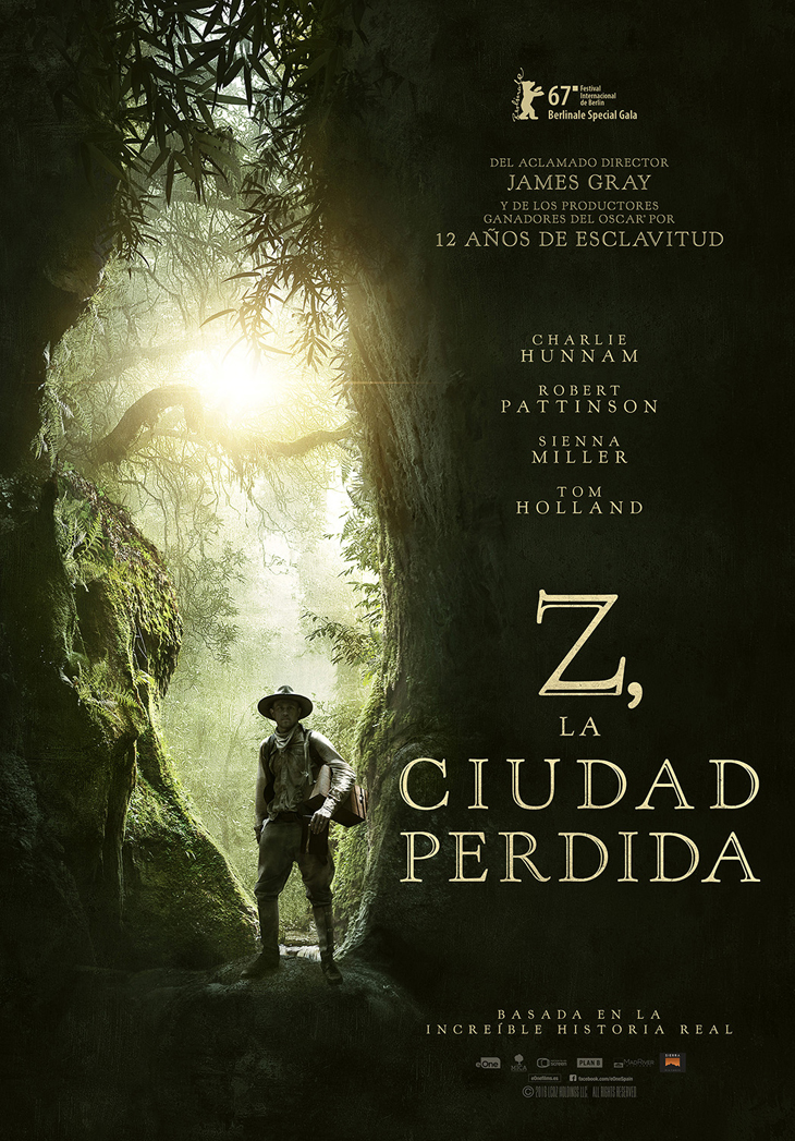 Os traemos las primeras imágenes, cartel y tráiler en VO de ‘Z, la ciudad perdida’ 
