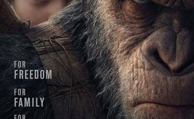 Nuevo póster de La Guerra del Planeta de los Simios destacada