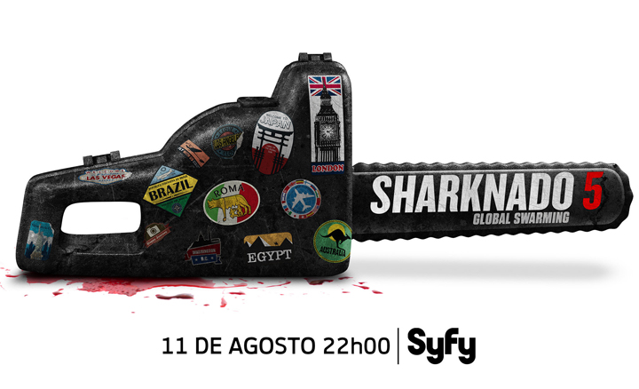 ‘Sharknado 5: global swarming’ llegará a syfy españa el próximo 11 de agosto