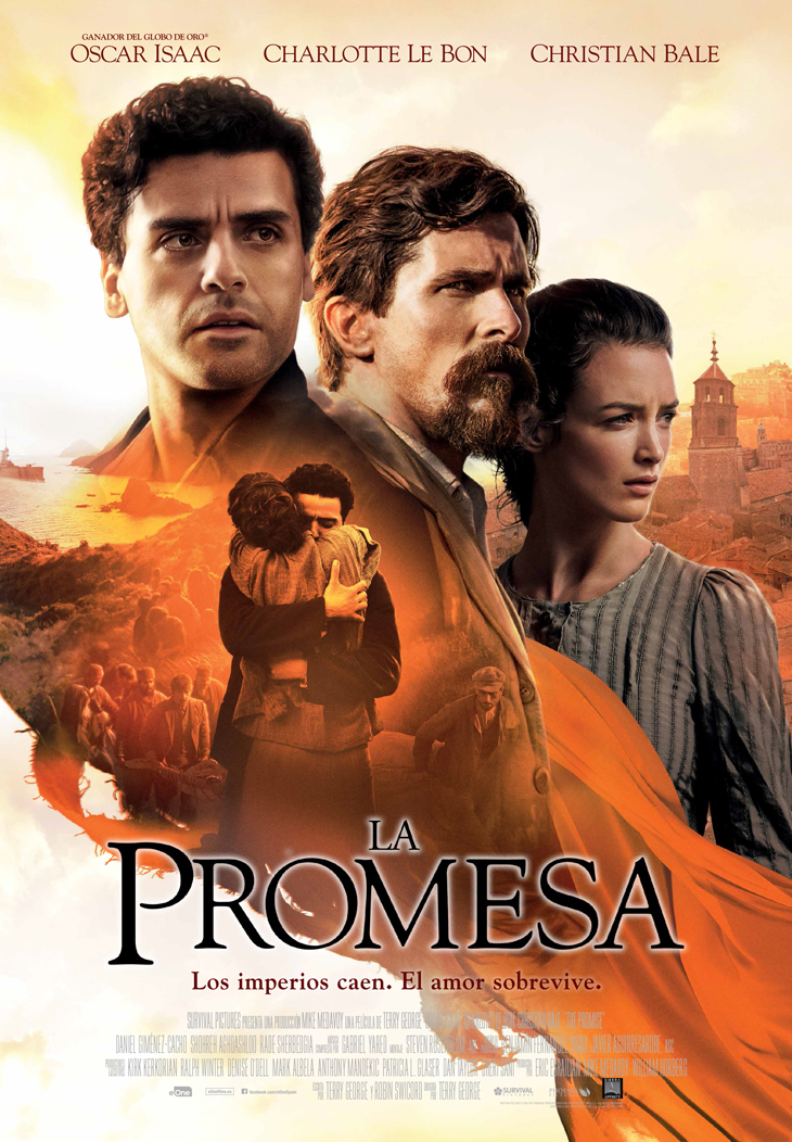 Llega al fin ‘La promesa’, el esperado drama épico de Osar Isaac, Christian Bale y Charlotte Le Bon se estrena mañana 