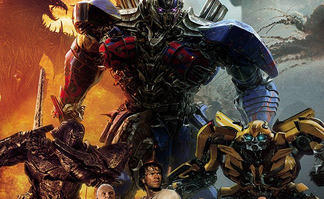 Póster definitivo en español de 'Transformers: el último caballero' destacada