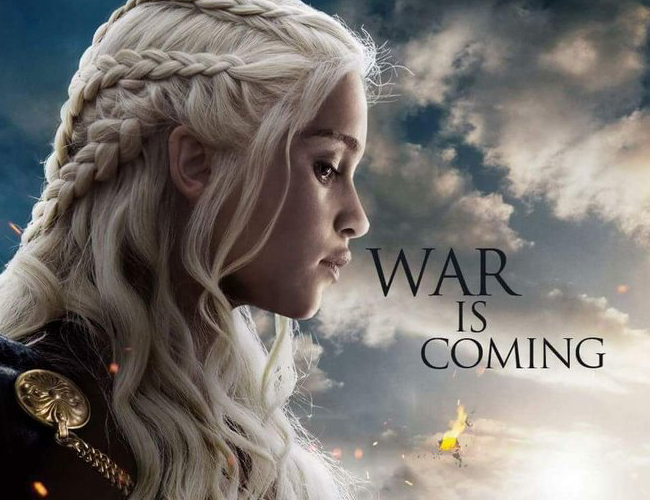 Cartel promocional 'War is coming'
