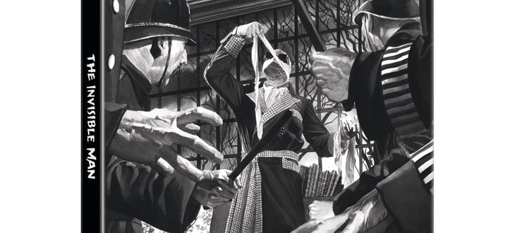 Carátula nuevo lanzamiento del clásico 'El hombre invisible'