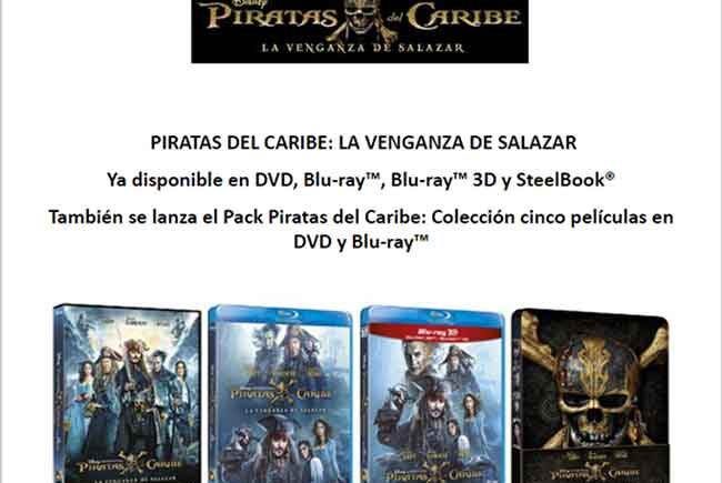 Todas las ediciones de 'Piratas del Caribe: la venganza de Salazar' destacada