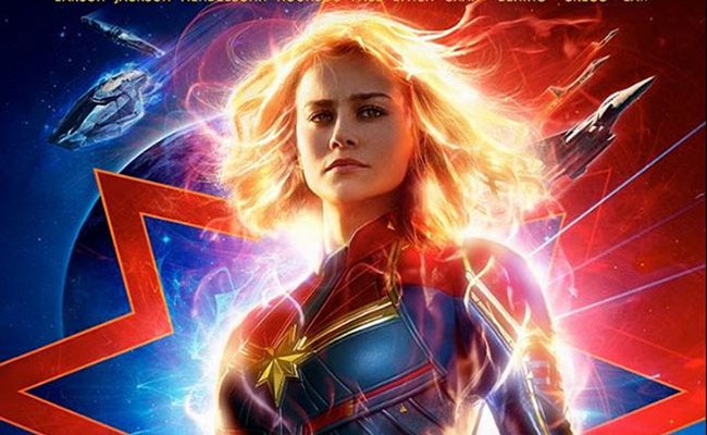 Póster de Capitana Marvel destacada