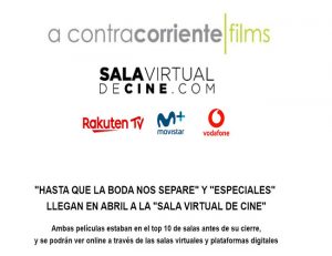 Sala virtual de cine destacada