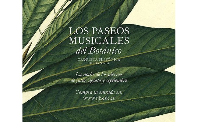 Póster de Paseos Musicales del Botánico destacada